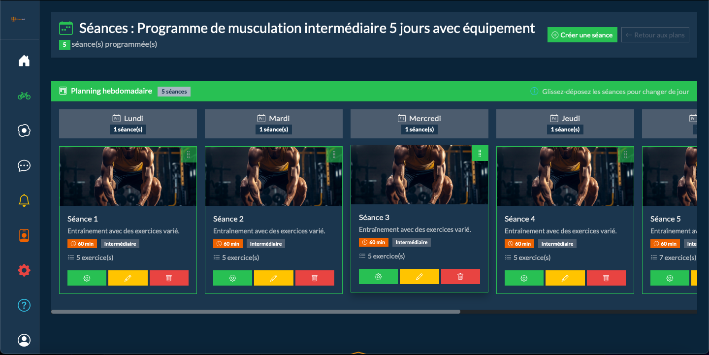 Plans d'Entraînement 3